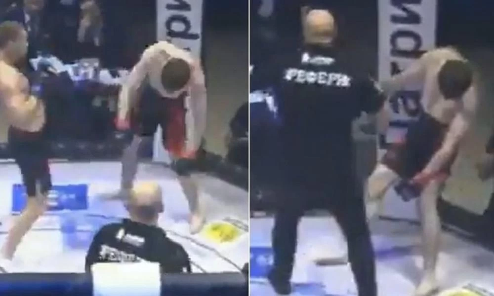 Απίστευτο! Έβγαλε νοκ άουτ τον αντίπαλό του που λιποθύμησε όρθιος